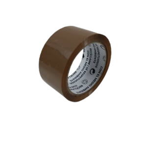 Rollo precinto marron 66 metros largo x 48mm ancho