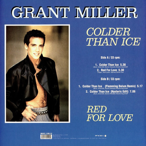 Grant Miller – Colder Than Ice / Red For Love - Imagen 2