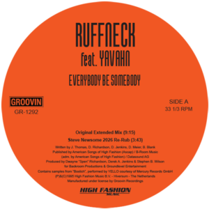 Ruffneck feat. Yavahn – Everybody Be Somebody